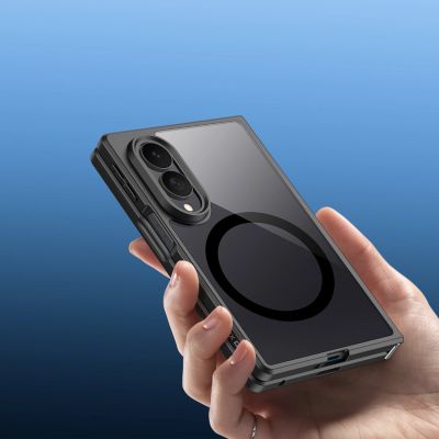 6. Dux Ducis Aimo Mag Case for Samsung Galaxy Z Fold 8 Wide - Black