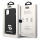 8. Karl Lagerfeld KLHCP14MSLCTBK iPhone 14 Plus 6.7 "hardcase black / black Silicone Choupette Body