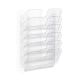 2. Durable FLEXIPLUS 6-Shelf Literature Shelf. Transparent