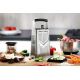 4. GEFU 10761 Manual Grater/Spiralizer Grater with Container Black, Silver