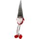 3. DECORATIVE GNOME WITH GRAY FUR HAT 50+25CM