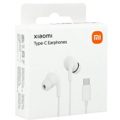 7. Xiaomi BHR8931GL In-Ear Wired Headphones USB-C with Remote Control - White
