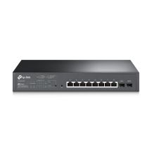 TP-Link JetStream TL-SG2210MP Managed Network Switch L2/L2+ Gigabit Ethernet (10/100/1000) Supports PoE 1U Black