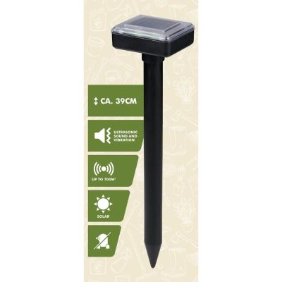 3. KINZO ULTRASONIC SOLAR MOLE REPELLER