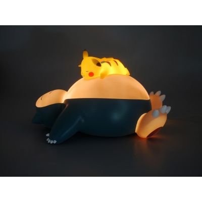 4. TF POKEMON LIGHT-UP FIGURE – SNORLAX & PIKACHU 25 CM