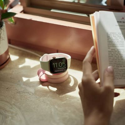 6. Twelve South ButterFly SE - Qi2 wireless charger for two devices, compatible with MagSafe, USB-C cable included (pink)