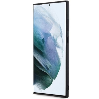 4. Karl Lagerfeld 3D Rubber Glitter Logo case for Samsung Galaxy S24 Ultra - black