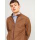 7. Jack&Jones JJEDYLAN CLEAN JACKET NOOS 12261197 COGNAC synthetic suede jacket
