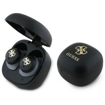 Guess Bluetooth headphones GUTWSJ144ESK TWS + docking station black/black Iridescent 4G Printed Logo