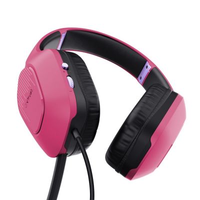 3. TRUST GXT415P ZIROX HEADSET - PINK 24992