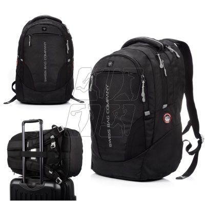 24. Swissbags Backpack with 17.3 &quot;Laptop Bag Zurich 33 L 76201