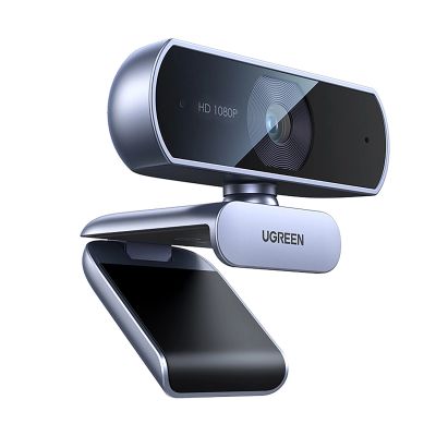 2. Ugreen CM678 USB HD Webcam - Gray