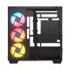 7. Corsair 2800X RS-R ARGB Panoramic Micro-ATX Case, Black