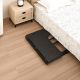 5. MACLEAN FOLDING DESK WITH WHEELS MACLEAN FOLDING DESK TABLE, BLACK, MOBILE, 100X65CM, MAX. 50KG, ANGLED, L-SHAPED, MC