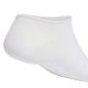 4. Adidas Thin&Light Sportswear No Show Socks 3 Pairs White JZ0534