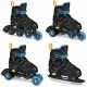 4. Spokey Quattro 4IN1 inline skates SPK-943432 size 30-33 BK/DBL