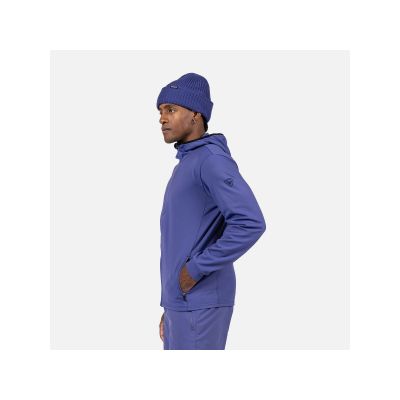 4. ROSSIGNOL Men's Mid Layer Stretch Hoodie Blue