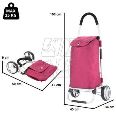 9. Classic Premium shopping trolley 604319