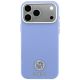 3. Guess Grained Round Strass Logo MagSafe Case for iPhone 18 Pro / 17 Pro - Blue