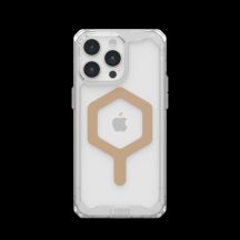 UAG Plyo MagSafe case for iPhone 15 Pro Max - transparent and gold
