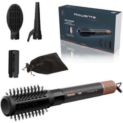 5. Rowenta Air Shape UB9820E0 Airflow Hot Air Brush Black, Copper