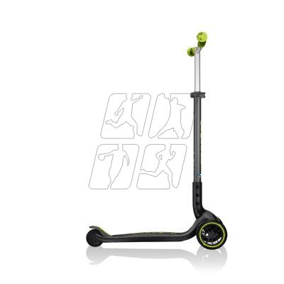 11. Globber Master Prime 3-Wheel Scooter / Black - Lime Green 664-106