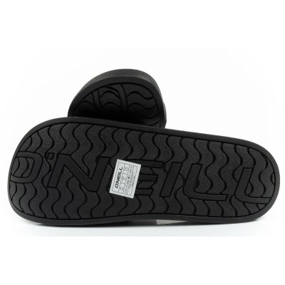 9. O'neill men's sports slippers Logo comfortable fashionable black