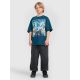 4. Boy's oversize printed T-shirt 4F 4FJRAW25TTSHM3061-46S