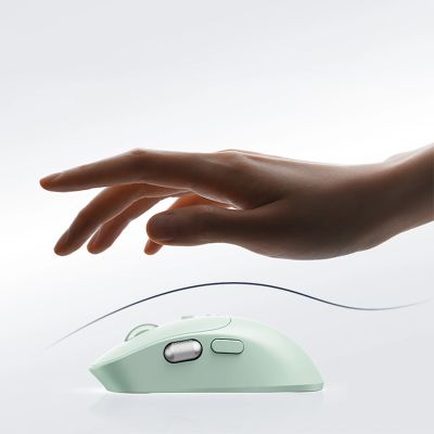 12. Baseus Editor Wireless Computer Mouse with 800mAh Battery and Battery Status Indicator - Green