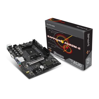 12. SAPPHIRE A520M-E motherboard