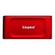9. KINGSTON SSD 2000G PORTABLE XS1000R RED