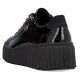21. Rieker W N2501-00 black wedge shoes