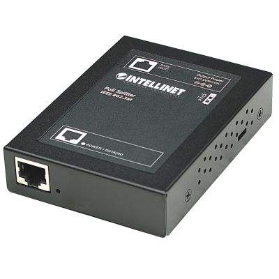 Intellinet 560443 Network Splitter Black PoE Support
