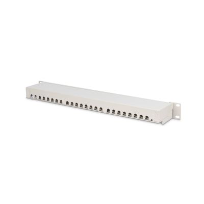 2. Digitus Patch Panel 19'' 24x RJ45, LSA level, cat.6, shielded, 1U, gray, cable guide