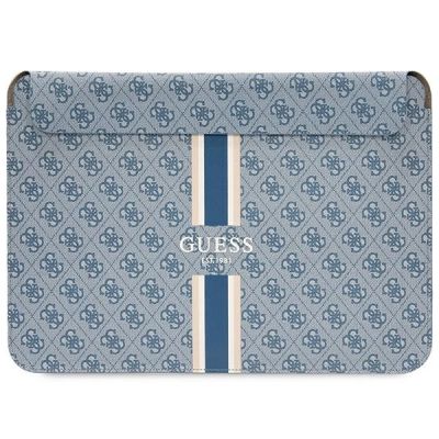 Guess 4G Printed Stripes cover for a 14" laptop - blue