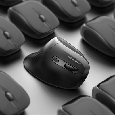 11. Wozinsky WWM-1076 Wireless Vertical Ergonomic Mouse 3600 DPI - Black