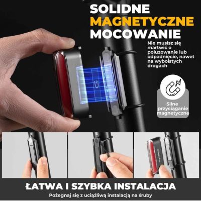 3. Rockbros Rear Bike Light 30LM Black