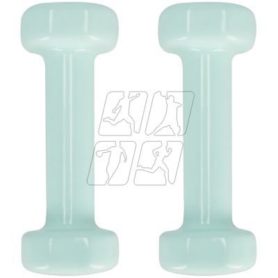 4. Spokey Shape vinyl dumbbells 941963