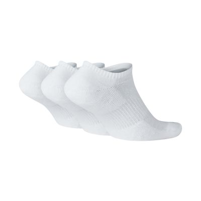 5. Nike Everyday Plus Cushioned Socks 3 Pairs White SX6889 100