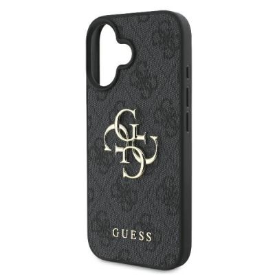 6. Guess 4G Big Logo Case for iPhone 16 - Black
