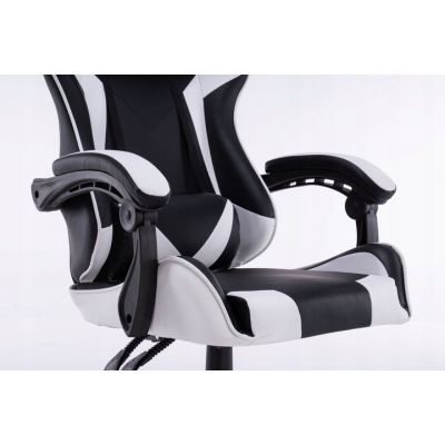 5. REMUS WHITE SWIVEL GAMING CHAIR