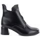 7. Women's insulated ankle boots with a block heel, black, Potocki SZ12868