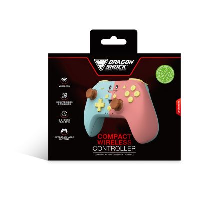 4. Dragonshock PopTop Blue, Pink, Yellow, Brown Bluetooth Gamepad Analog/Digital Nintendo Switch, PC