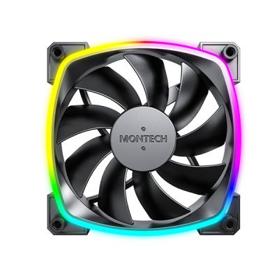 3. Montech AX120 PWM ARGB fan, 3 pcs., - 120mm