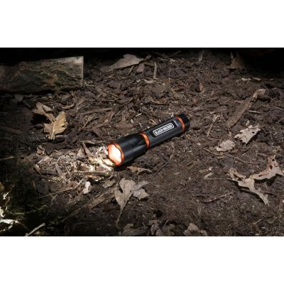 9. Tactical Aluminium Flashlight 10 W, 500 Lumens, BLACK+DECKER