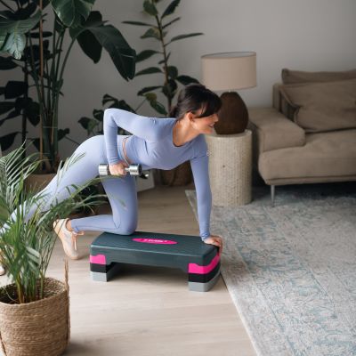 14. HMS aerobics step model AS002 in pink/gray