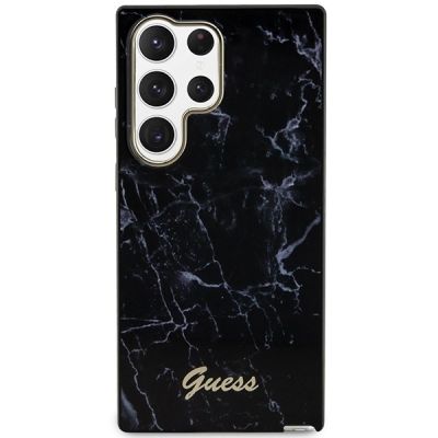 4. Guess GUHCS23LPCUMAK S23 Ultra S918 black/black hardcase Marble