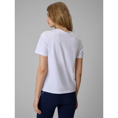 2. Women's regular plain T-shirt 4F 4FRMM00TTSHF3617-10S