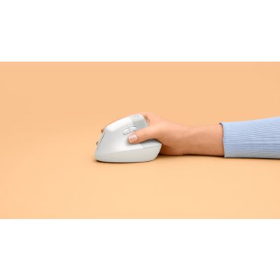 48. Logitech Lift Vertical White mouse