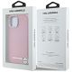 8. Karl Lagerfeld FW Metal Plate MagSafe iPhone 15 Case - Pink